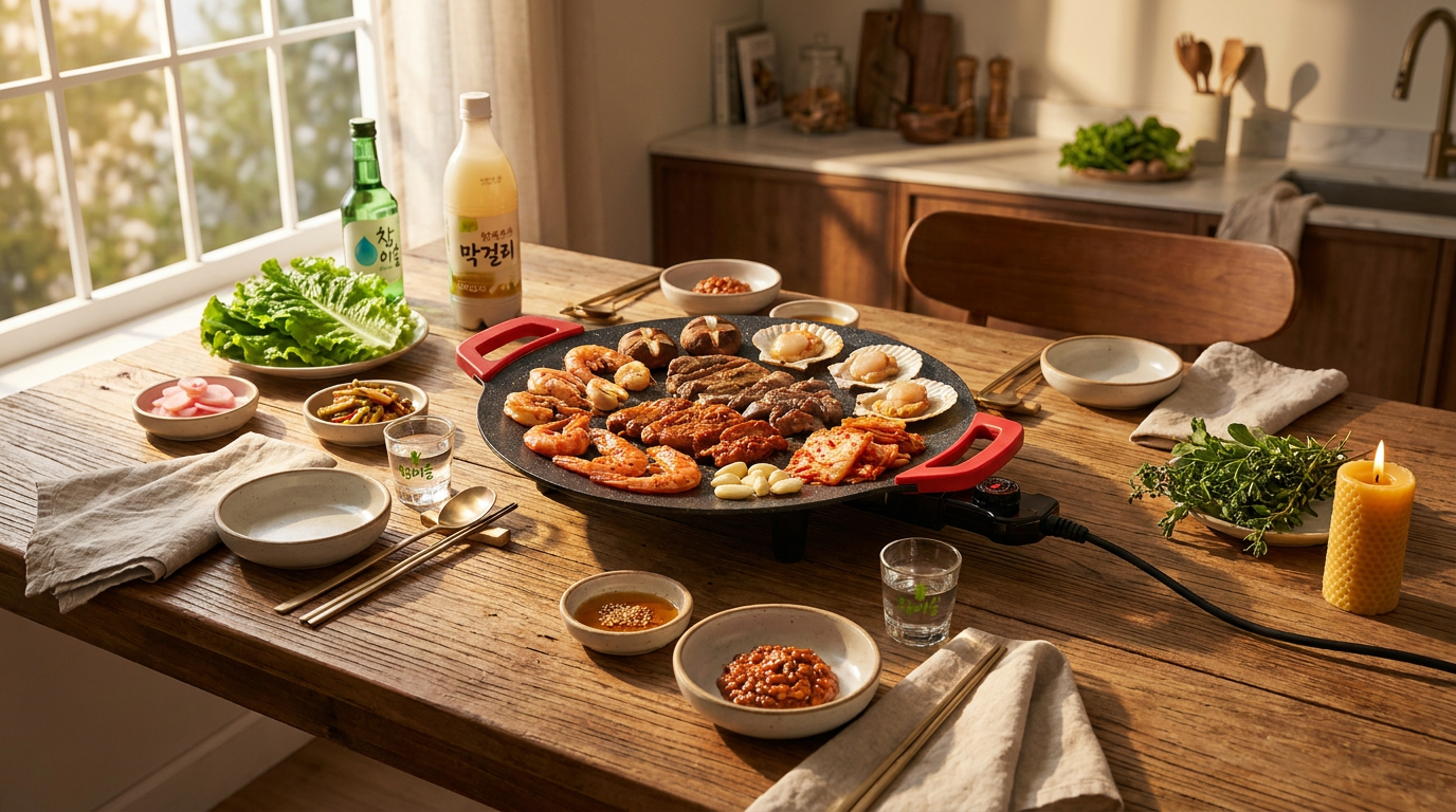 Hosting Indoor Gatherings with Electric Korean BBQ Grill