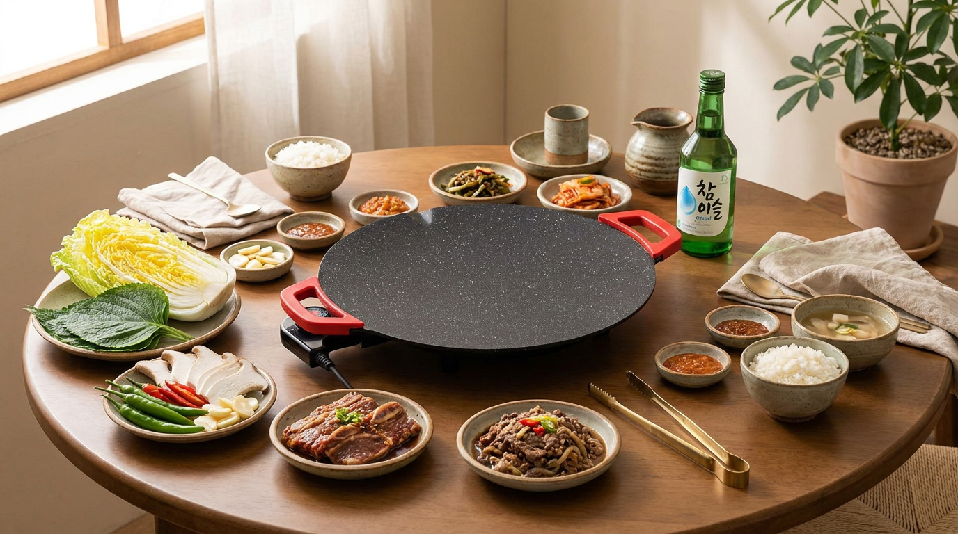 Electric Korean BBQ Grill Smokeless Efficiency Standards