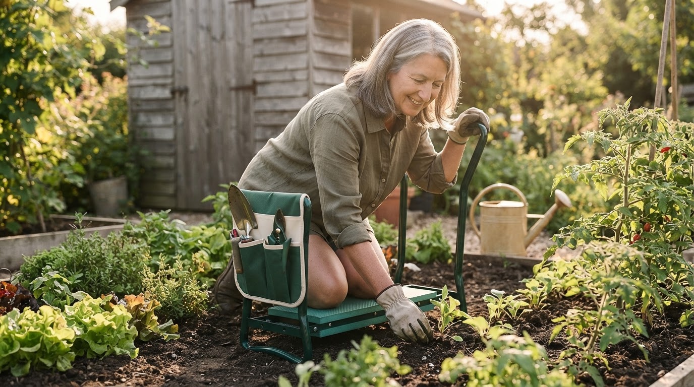 Why is a Garden Kneeler Seat a practical gift for seniors?
