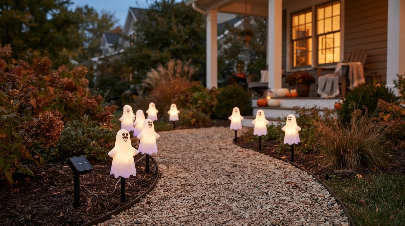 How do Solar Spooky Light units compare for Halloween?