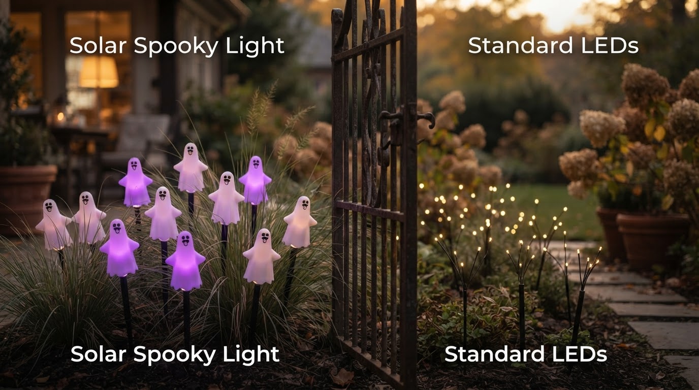 Do Solar Spooky Light Firefly Sets Outperform Standard LEDs?