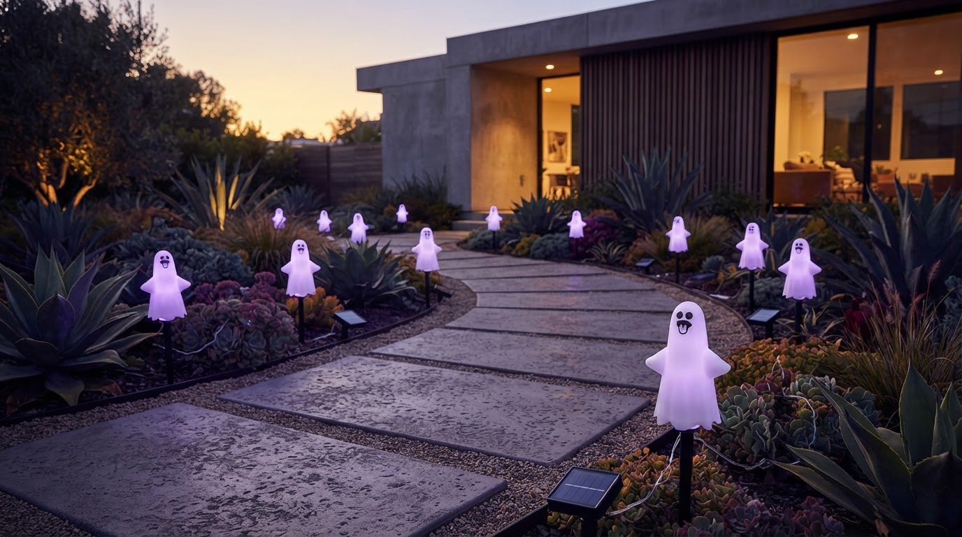 Solar Spooky Light for Sophisticated Seasonal Landscapes