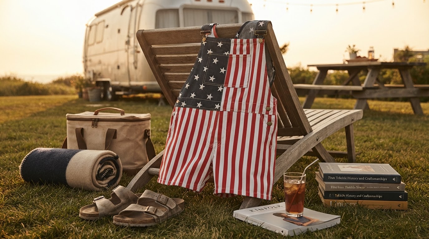 Choosing American Flag Overalls for Summer Heat