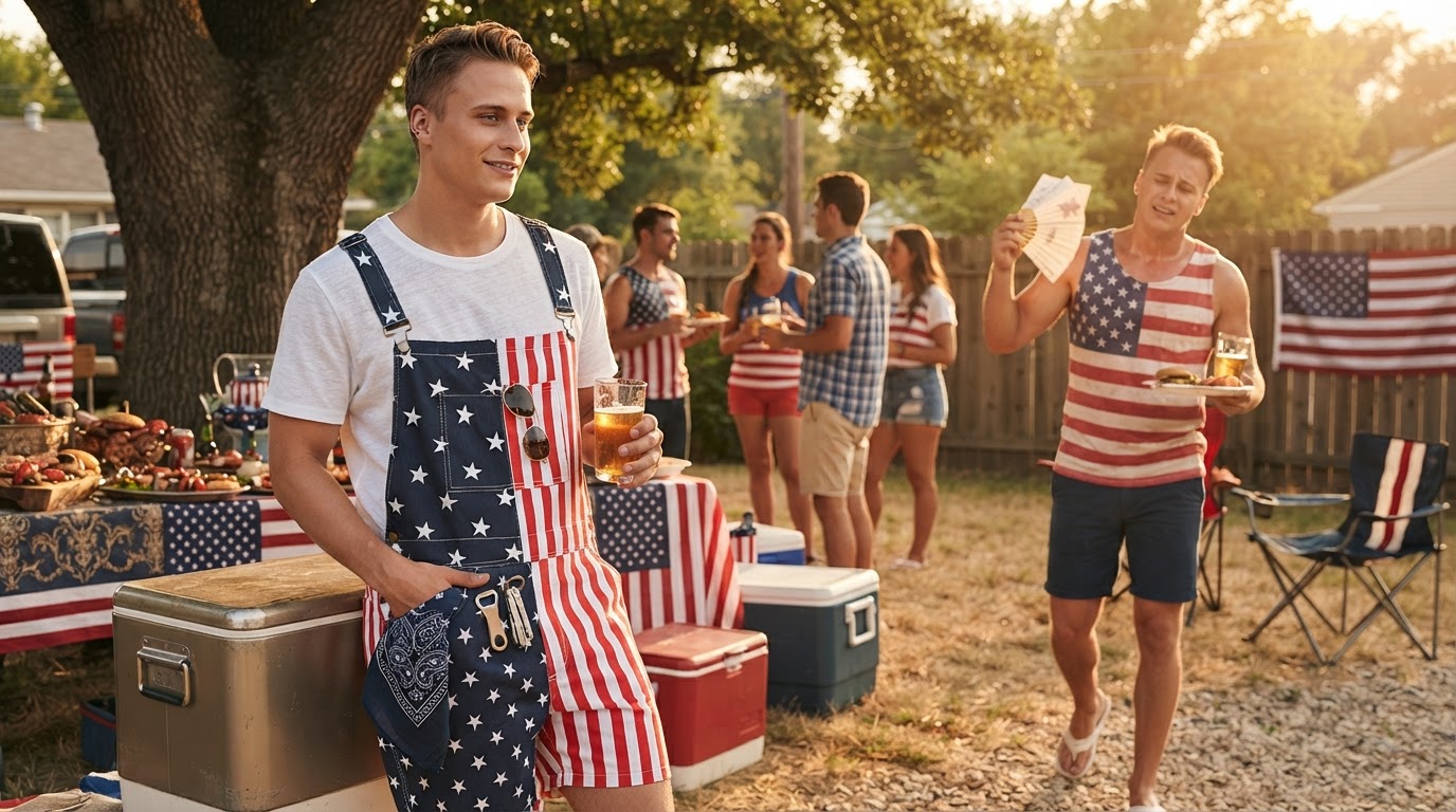 Flag Overalls Beat Flag Tees When Pockets and Shade Matter