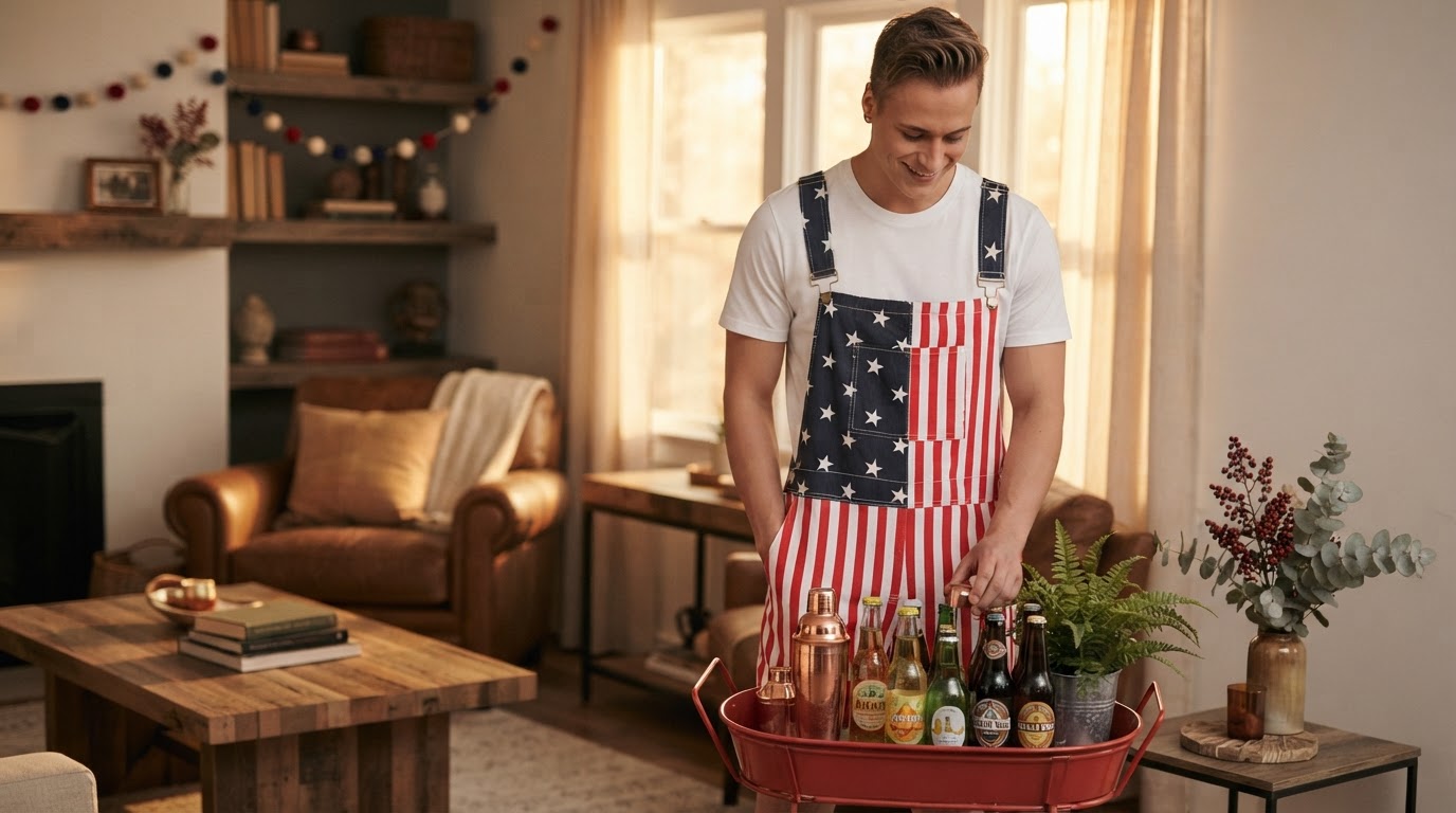 Where to find patriotic party clothes for adults?