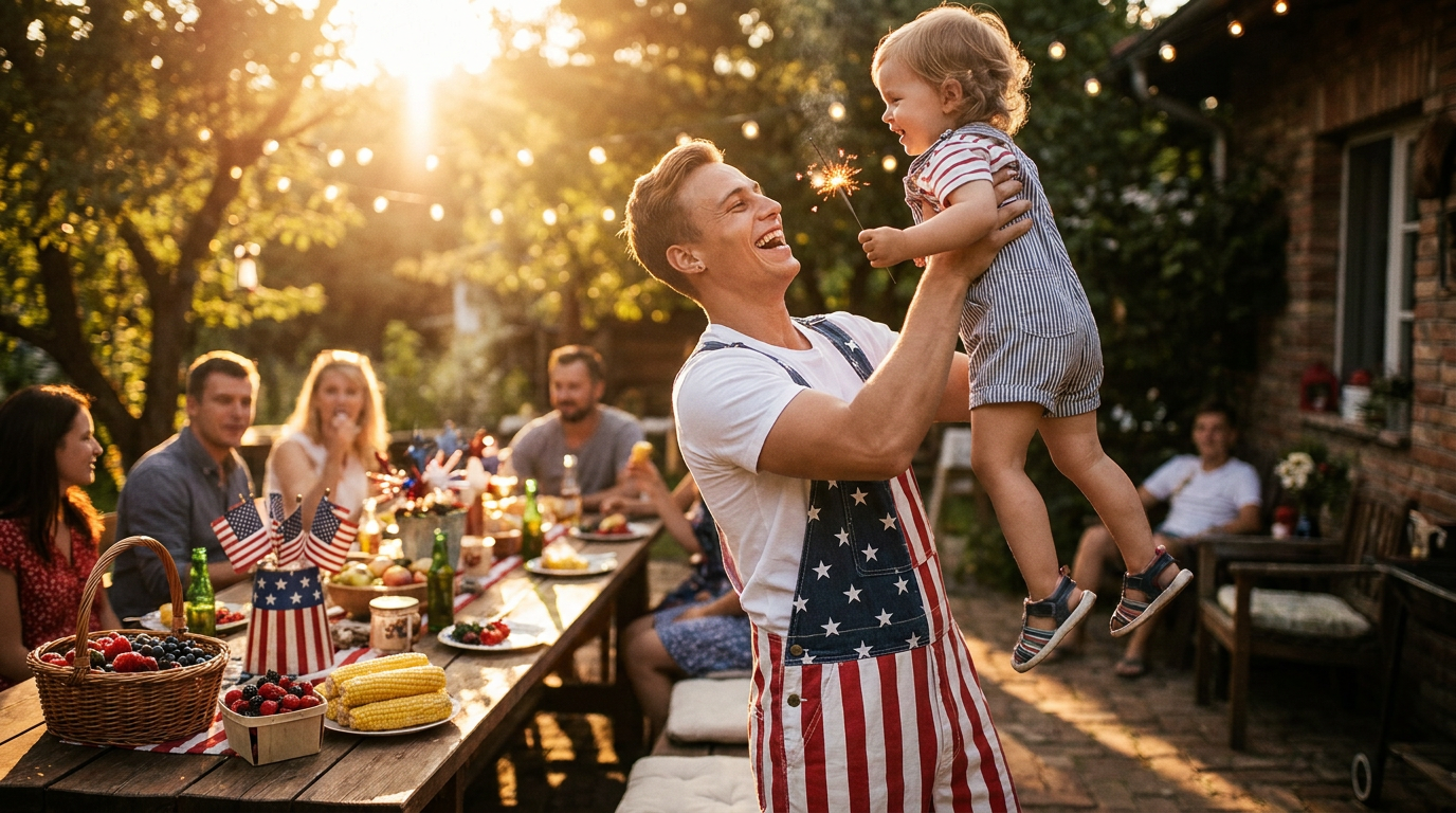 Styling American Flag Overalls for Patriotic Events