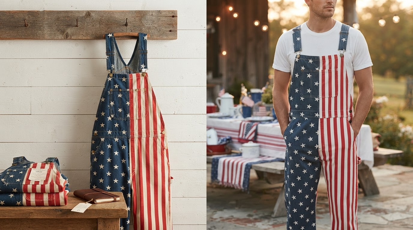 Where can I buy the highest quality USA flag bib overalls?