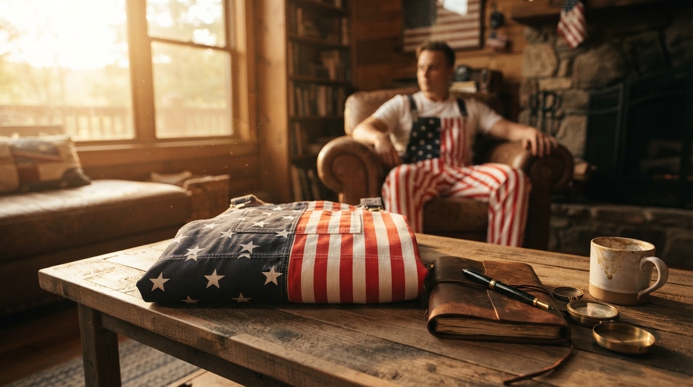 Where can I find a quality USA flag jumpsuit for men?