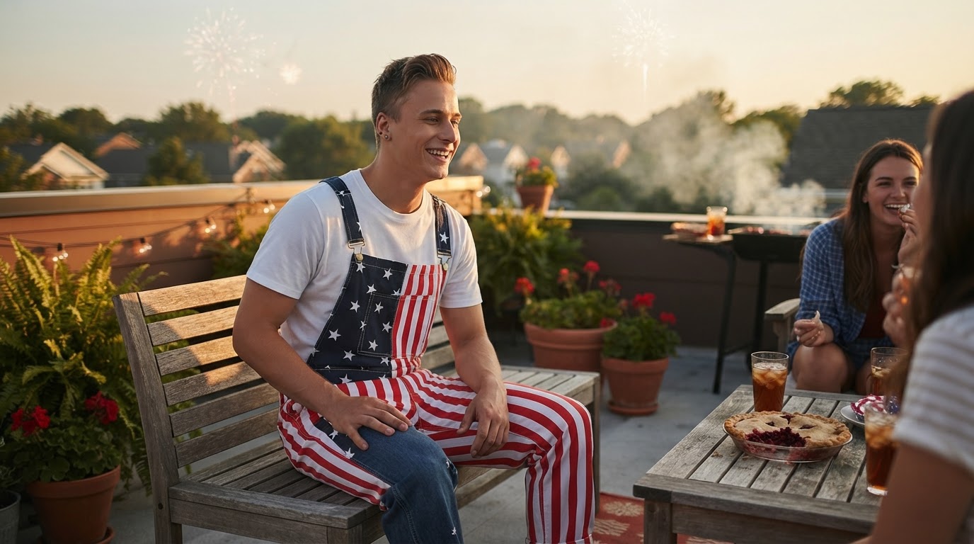 Why American Flag Overalls Are the Ultimate July 4th Statement Piece