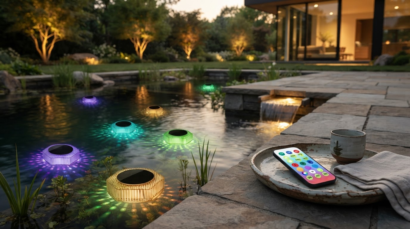 Aqua Luminate Remote Control Pond Lighting Standards