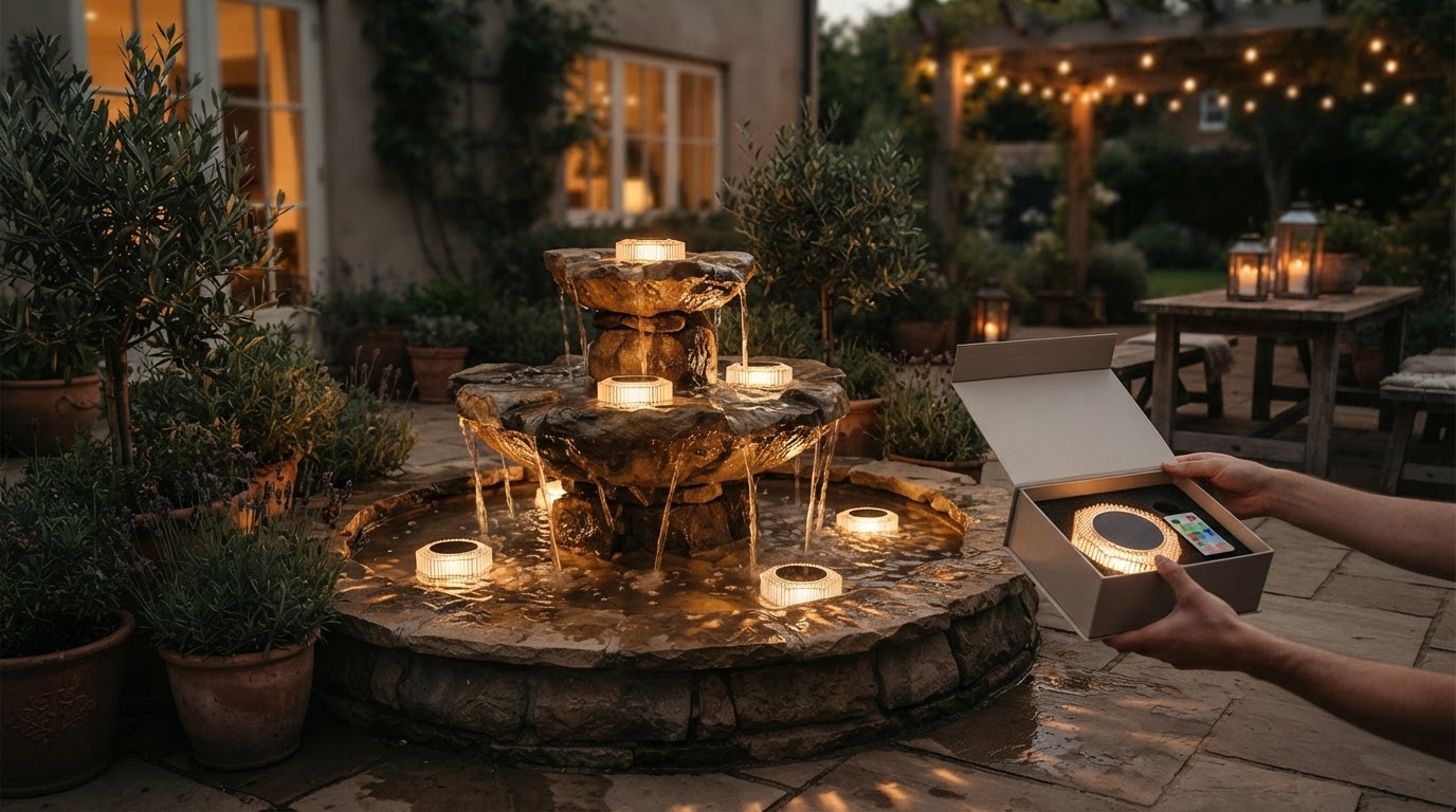 Why choose Aqua Luminate submersible LED lights for fountains?