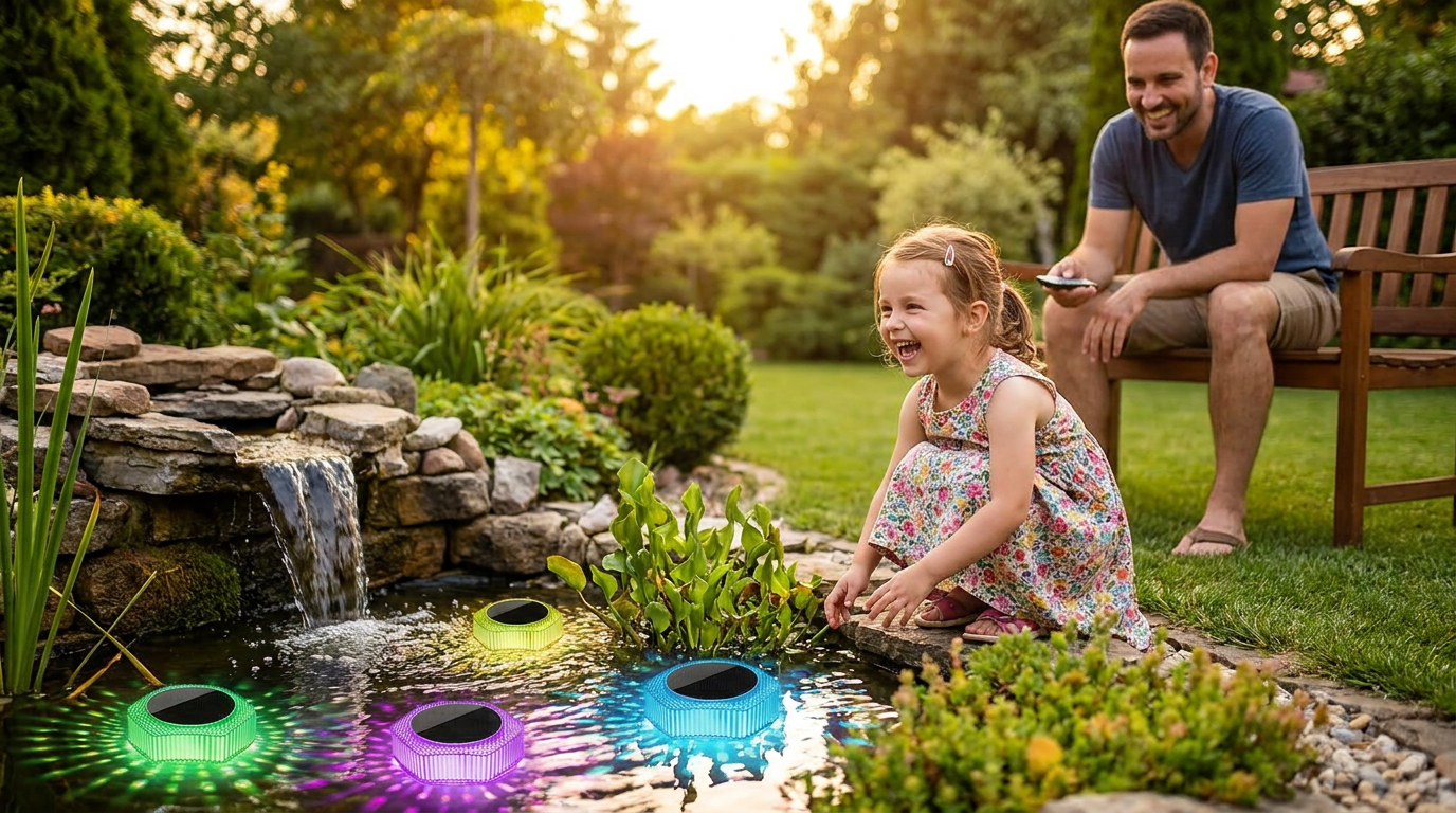 Aqua Luminate Five-Step Submersible Pond Light Calibration