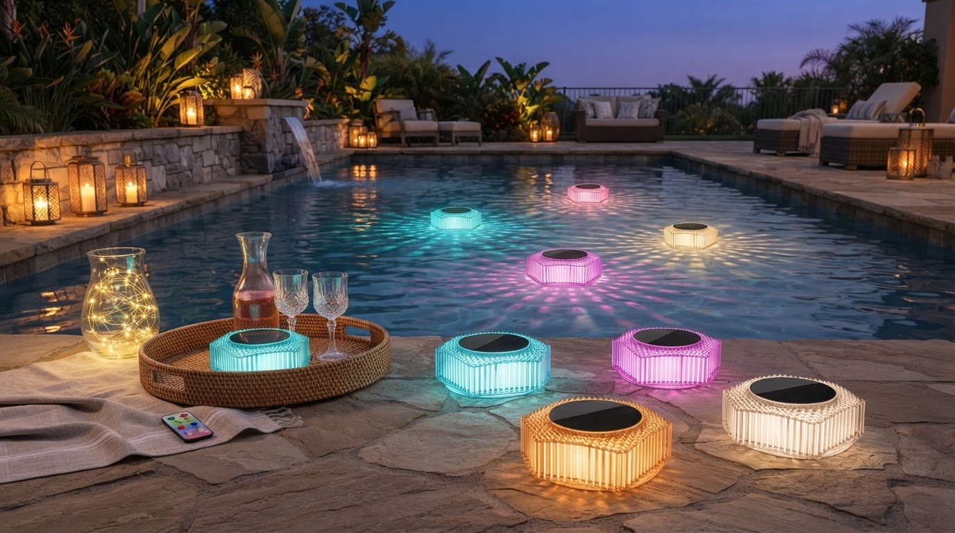 7 Creative Summer Pool Lighting Decor Ideas