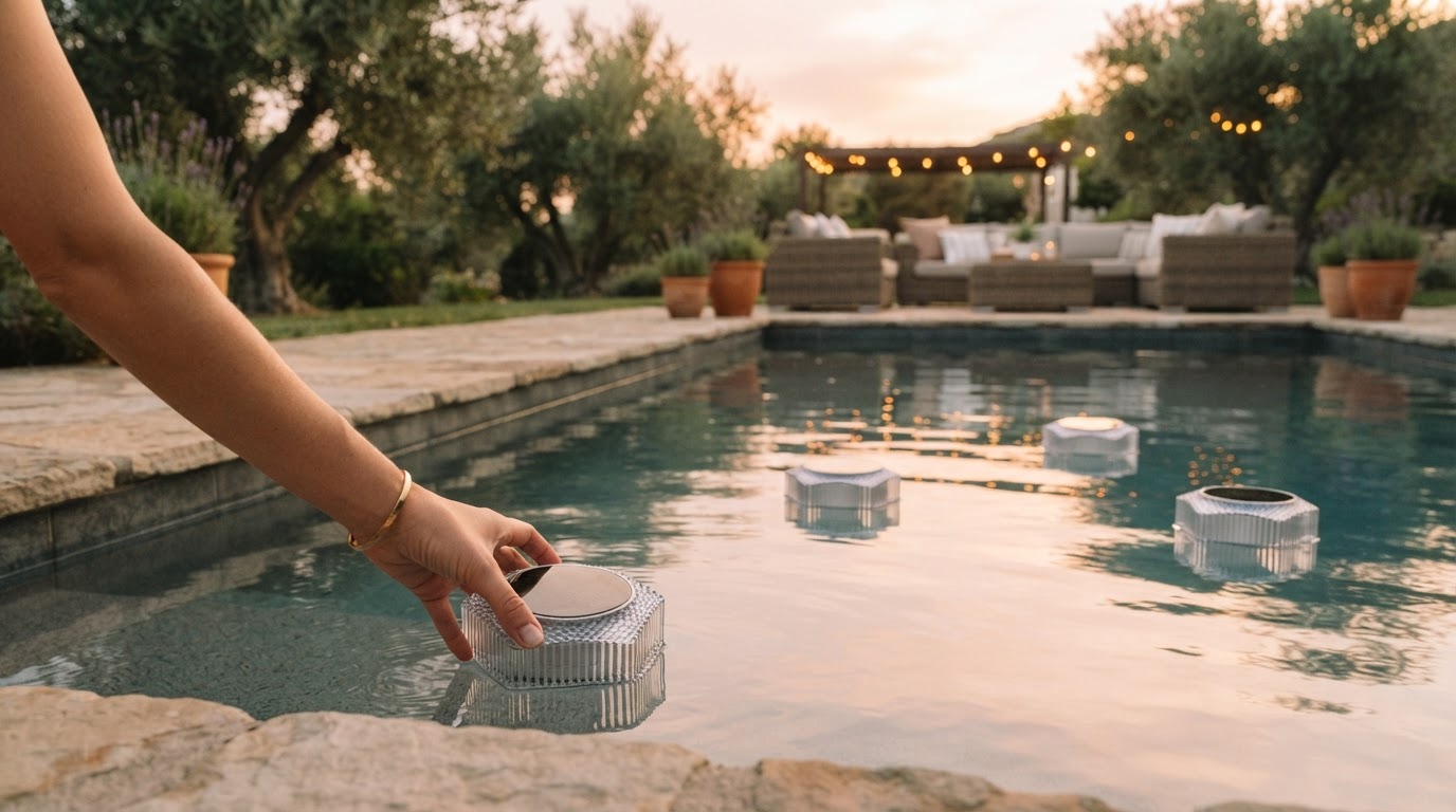How to Set Up Solar Floating Pool Lights for Summer Events