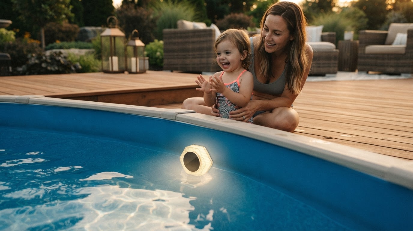 Installing Aqua Luminate Magnetic Lights on Pool Walls