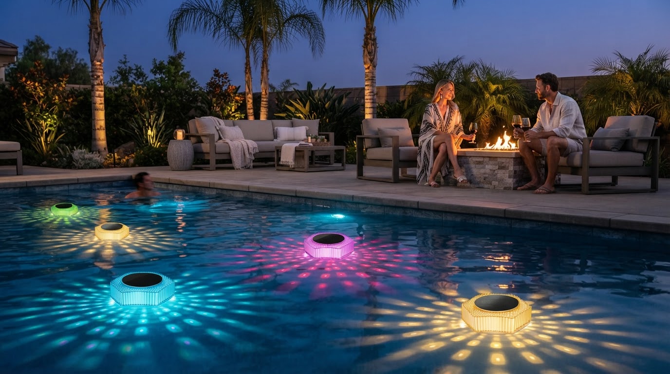 Transform Boring Night Swims with Dynamic Pool Lights