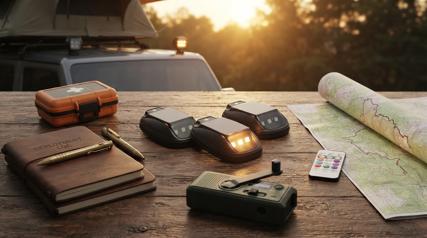 Solar Car Roof Light Deployment in Emergency Situations