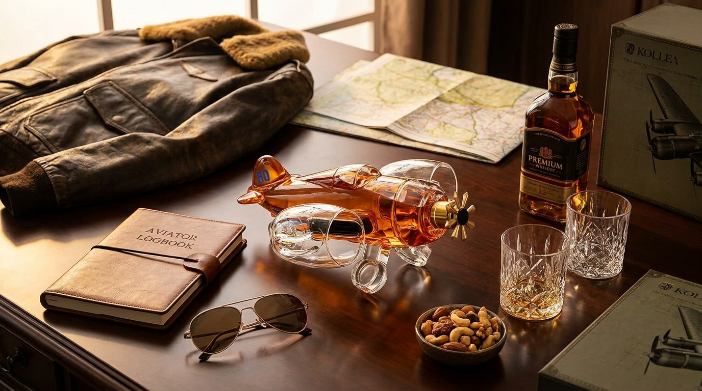 Selecting an Aircraft Whiskey Decanter for Pilot Retirement