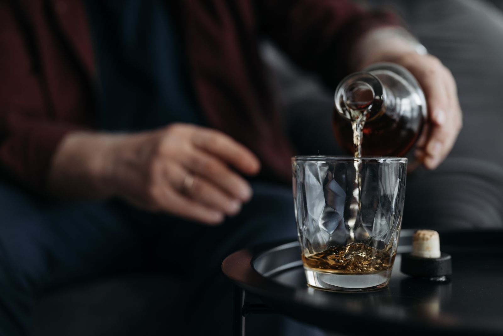 Aviation Enthusiast Decor Strategy with Aircraft Whiskey Decanter