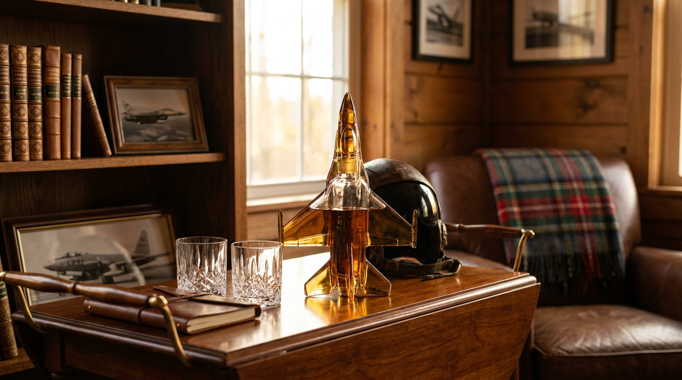 What makes an F-16 Whiskey Decanter the right gift?
