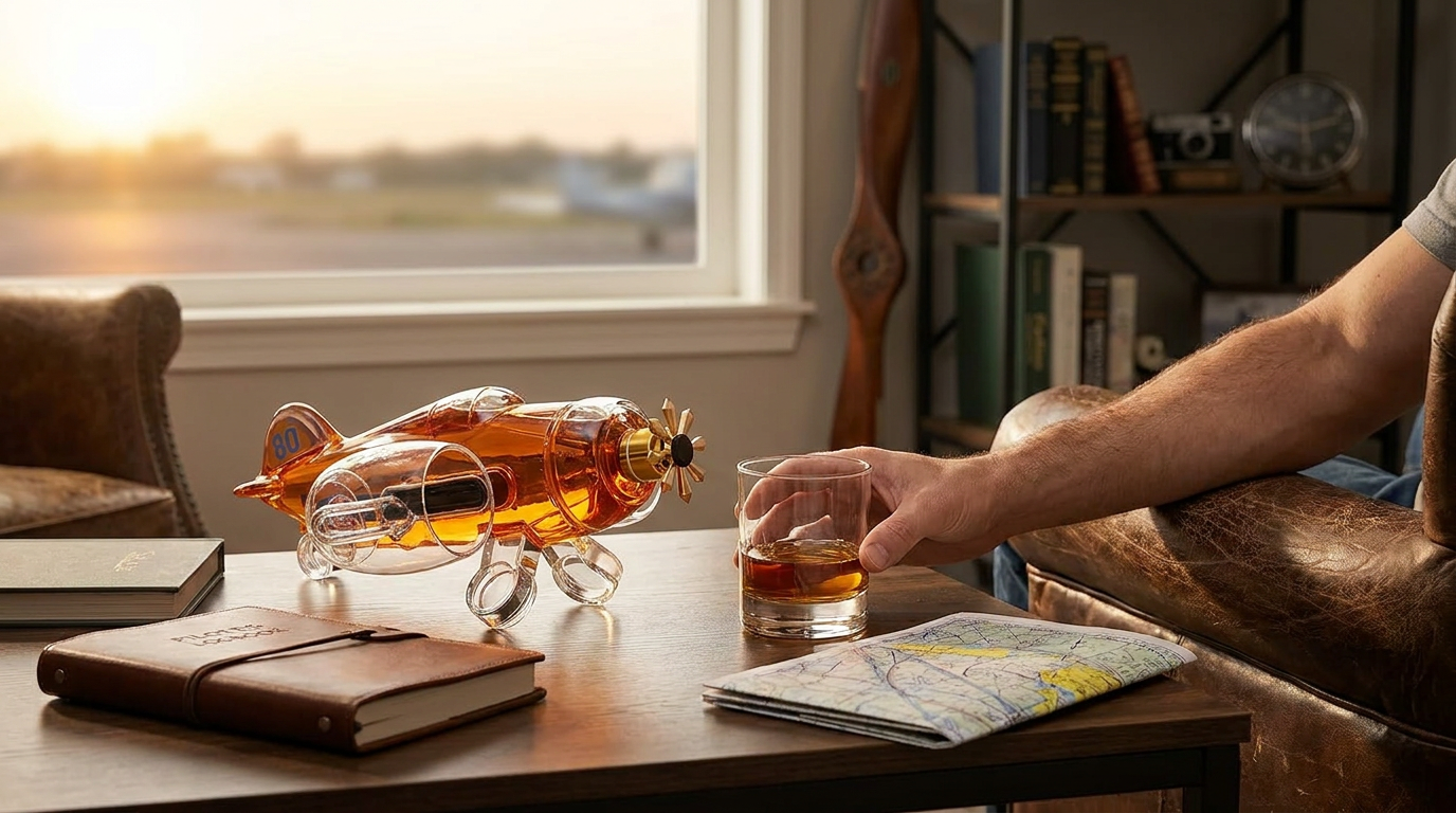 What are the best gifts for private pilots from Aircraft Whiskey Decanter?