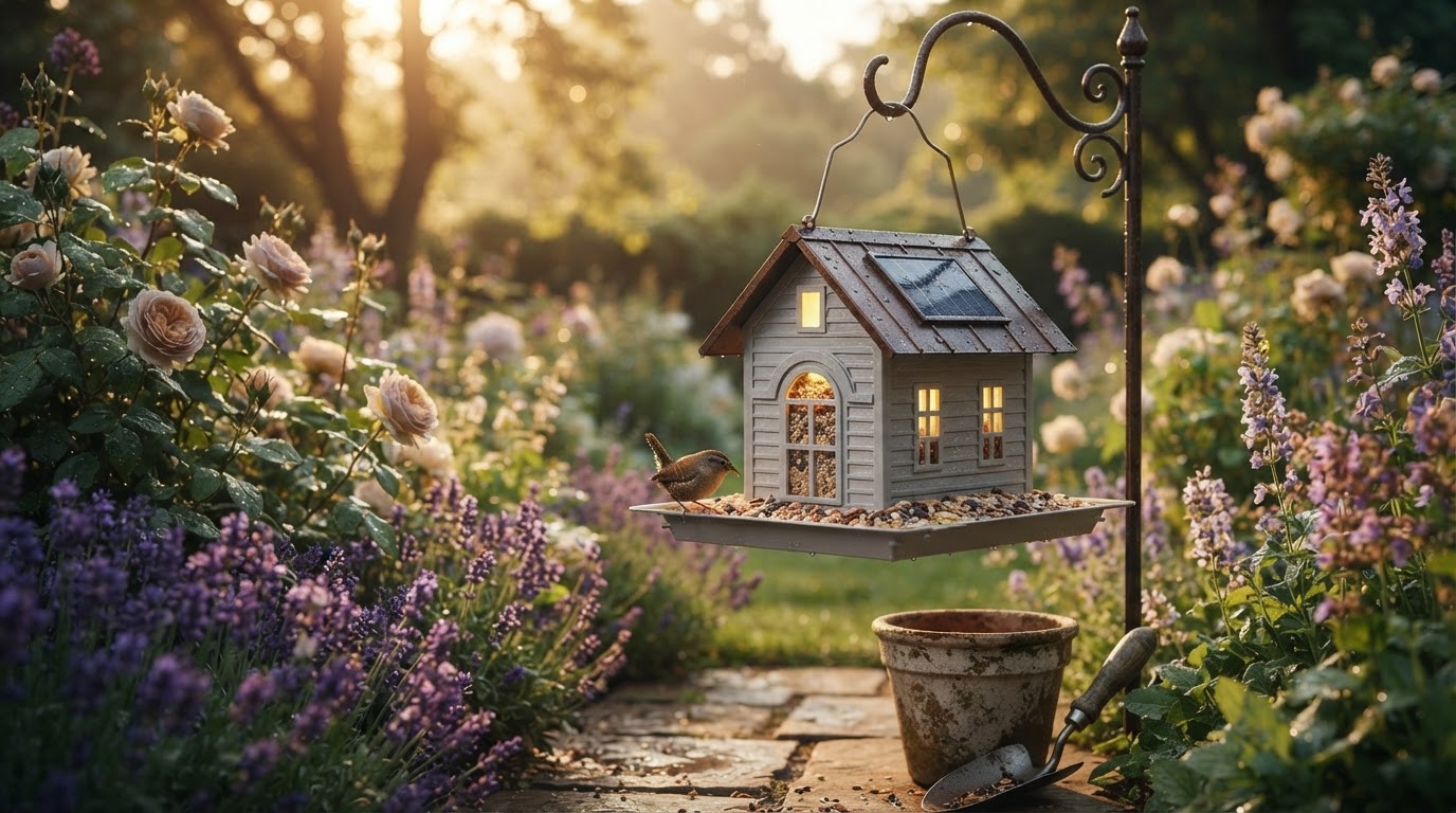 Why choose a Solar Bird House Feeder decorative lantern?