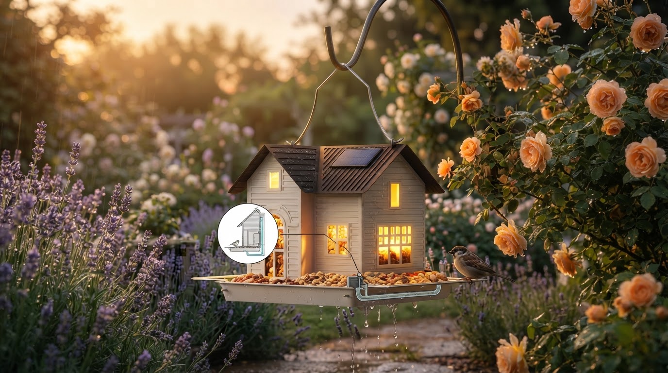Is a Solar Bird House Feeder truly waterproof?