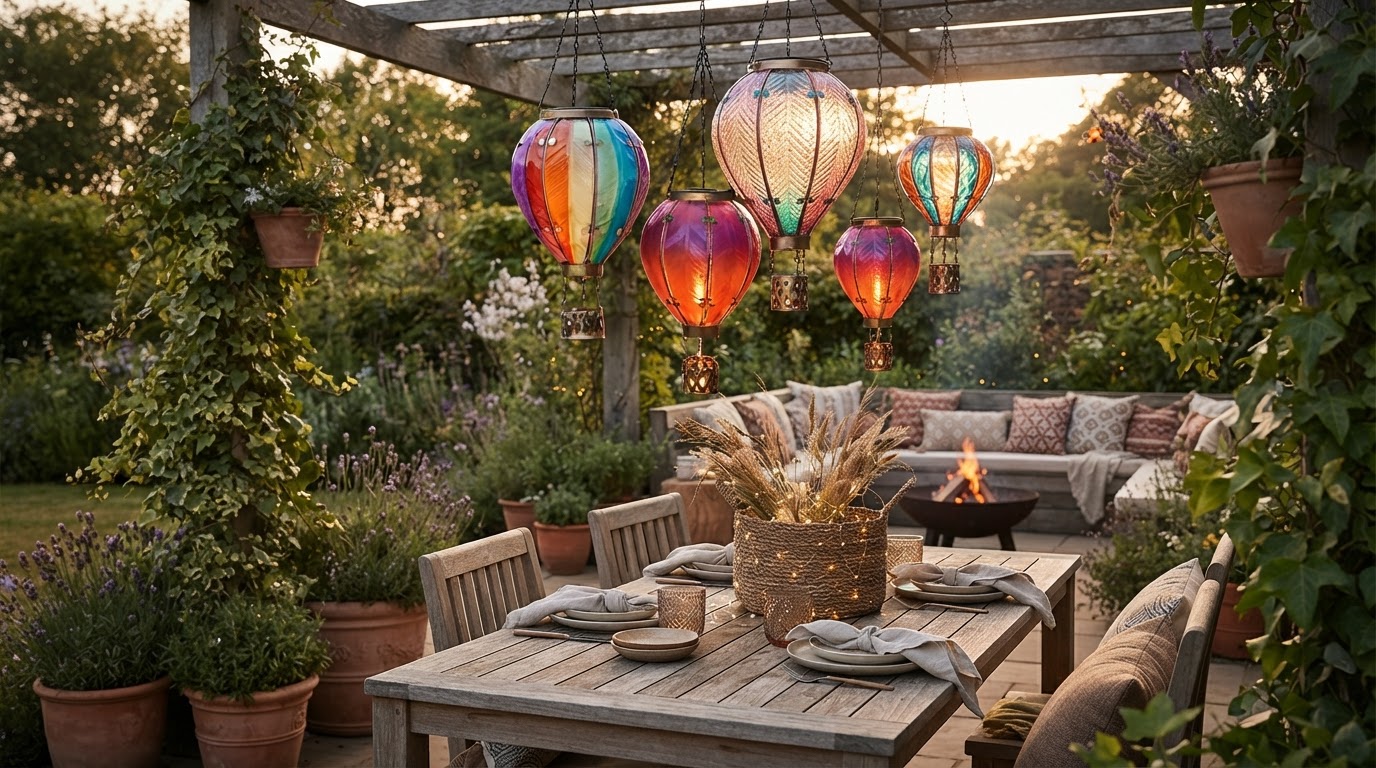 7 Creative Hot Air Balloon Garden Decor Ideas for Backyard Charm