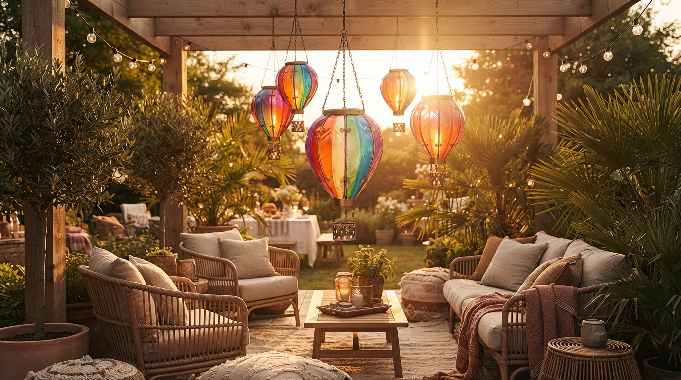 Festival Lighting Ideas for Solar Balloon Lanterns