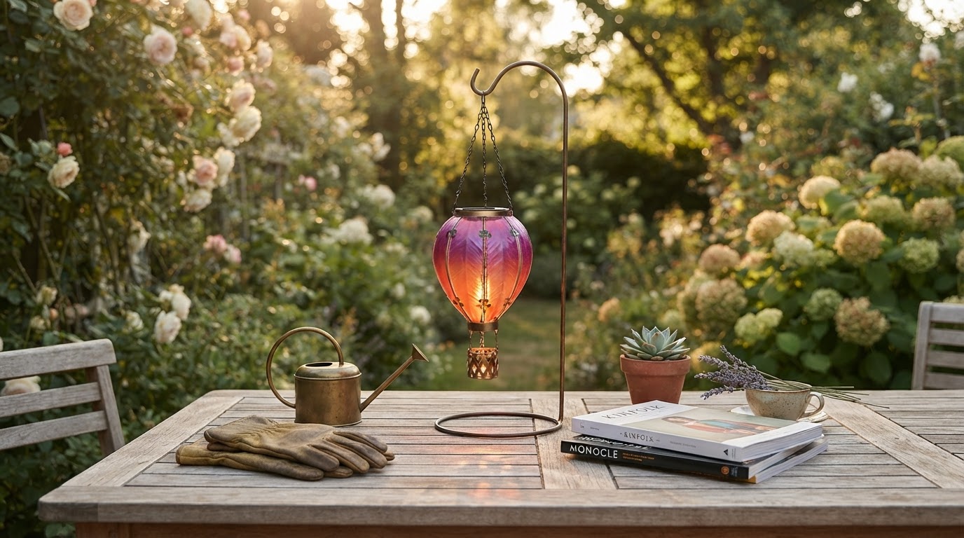 Solar Balloon Lantern Aesthetics for Garden Landscapes