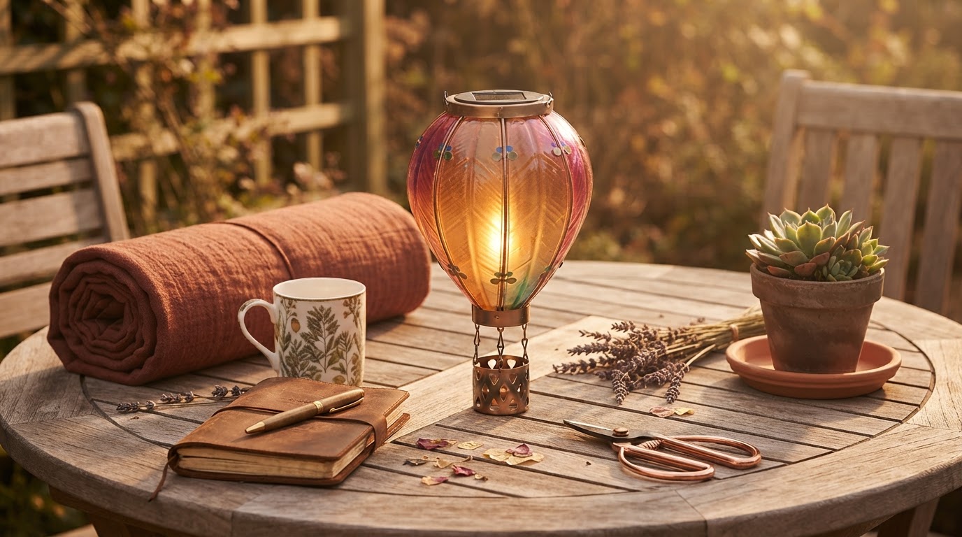 Selecting a Hot Air Balloon Solar Light for the Garden