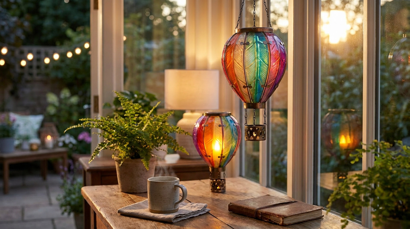 How Does a Solar Balloon Lantern Work at Night?