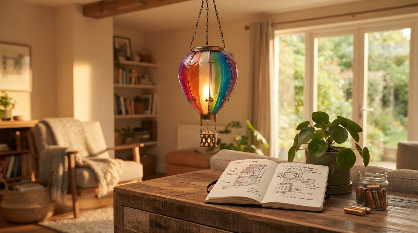 How do rechargeable Solar Balloon Lantern units work?