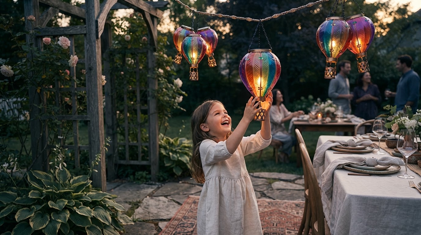 Solar Balloon Lantern Strategies for Backyard Events