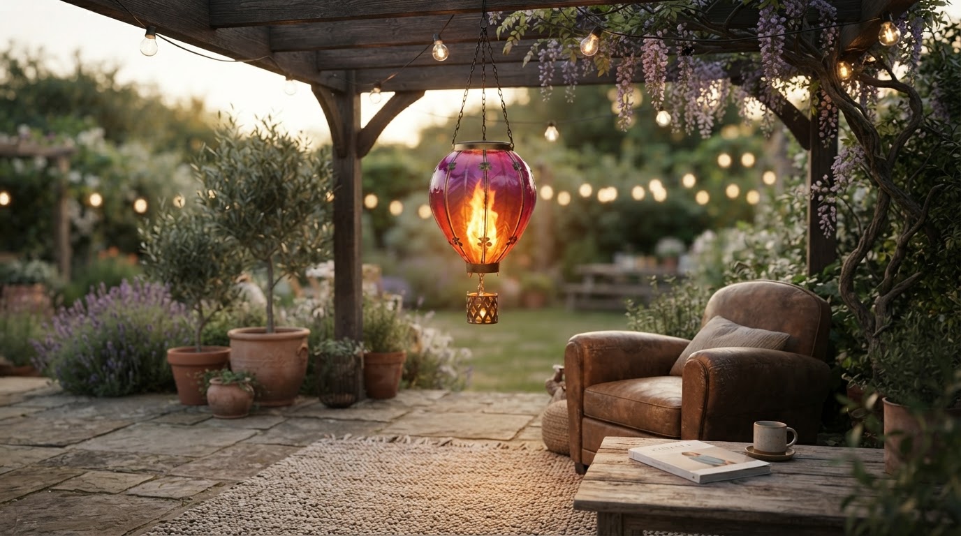 Solar Balloon Lantern Flickering Flame Analysis