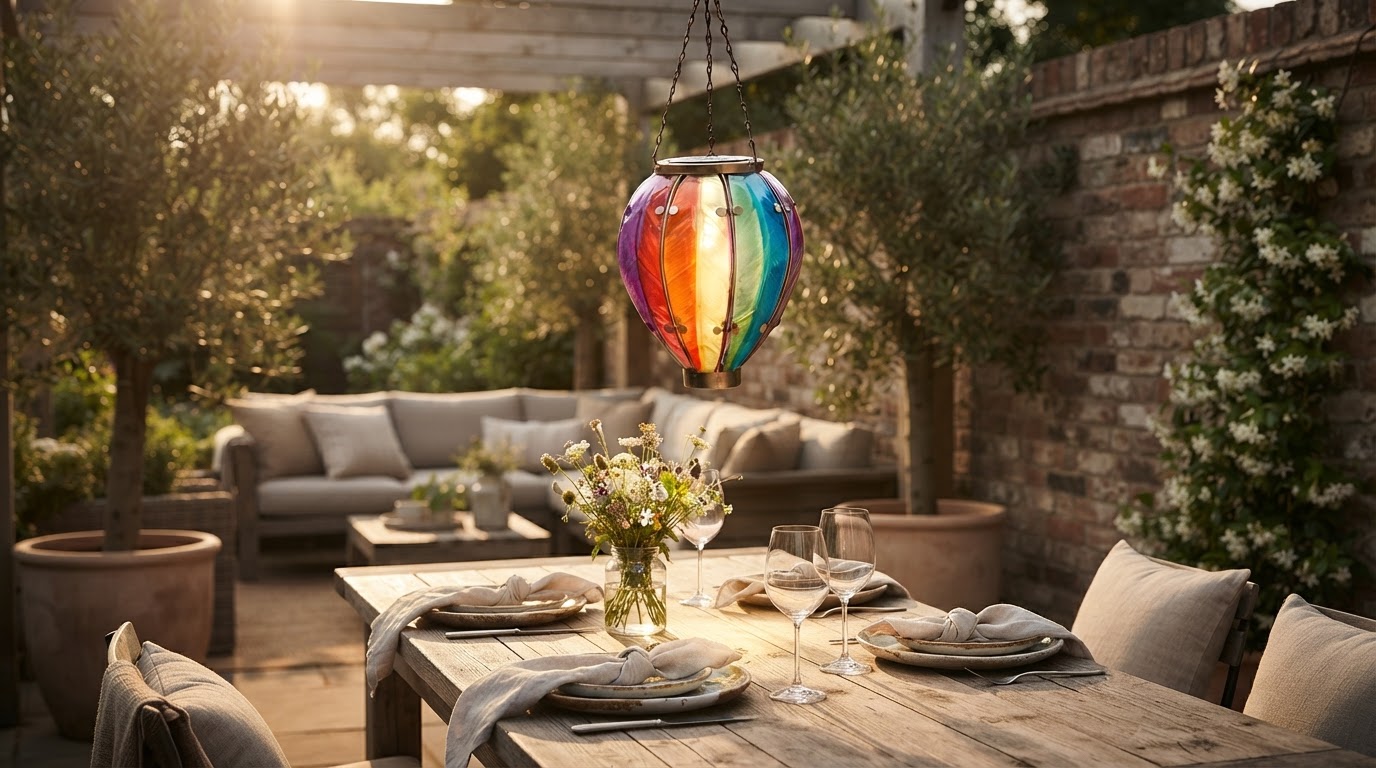 I stopped hanging solar balloon lanterns high after a windy test