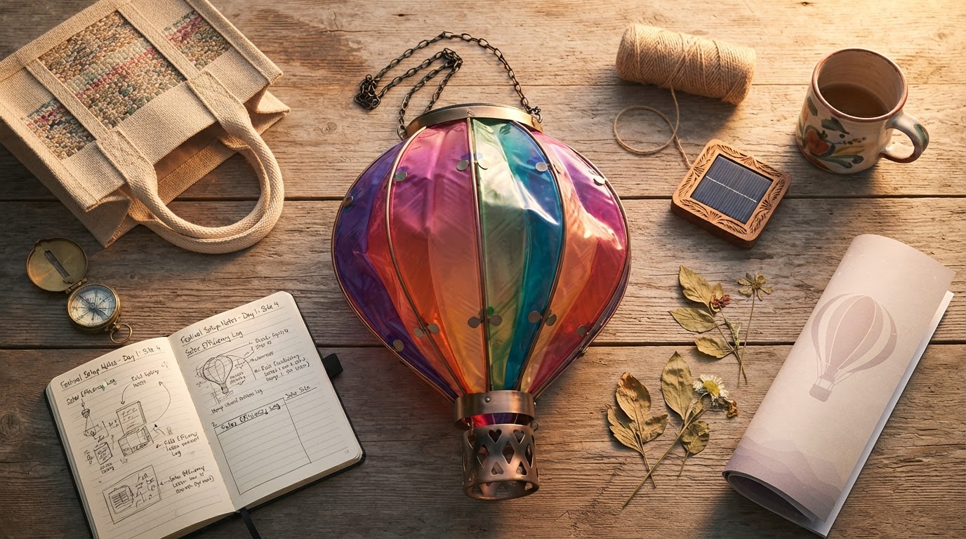 Solar Balloon Lantern Performance in Festival Lighting