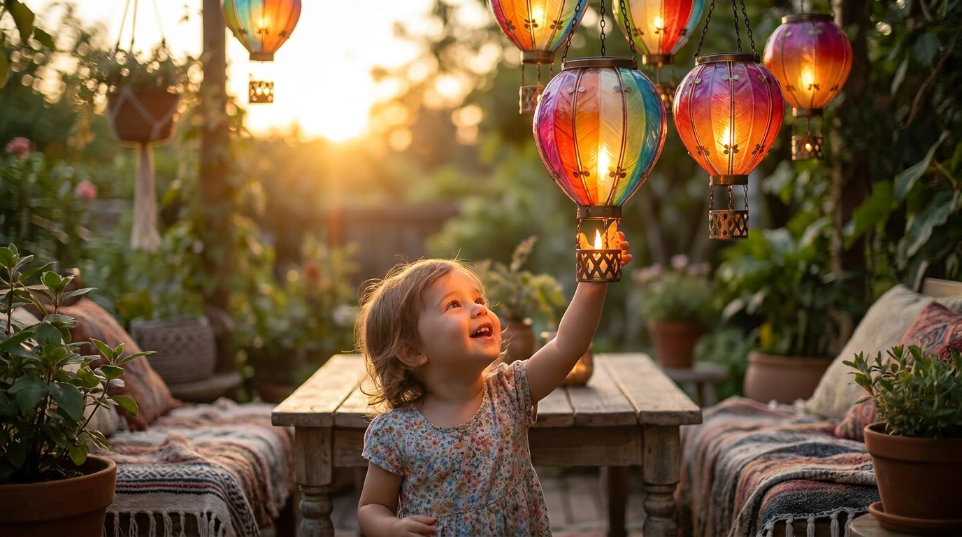 A 5-Step Setup for Solar Balloon Lantern Displays