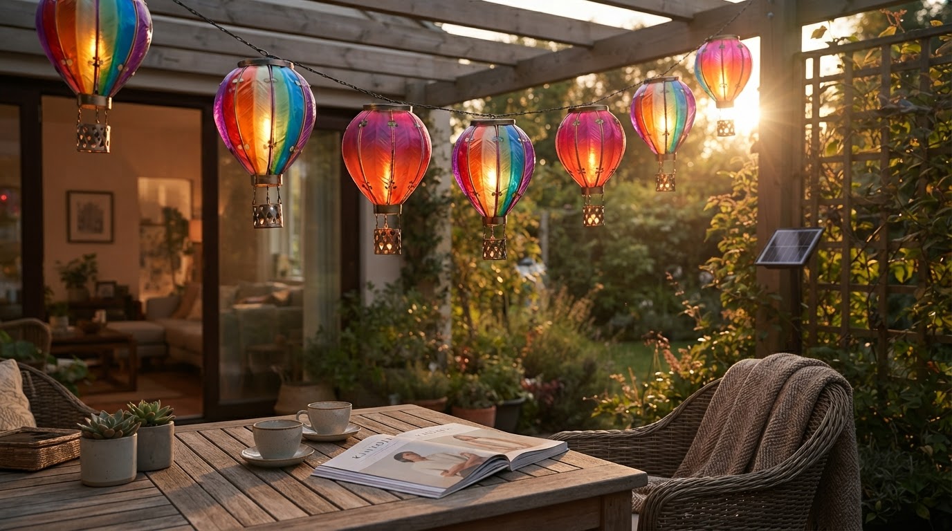 Do Solar Balloon Lantern String Lights Work for Patios?
