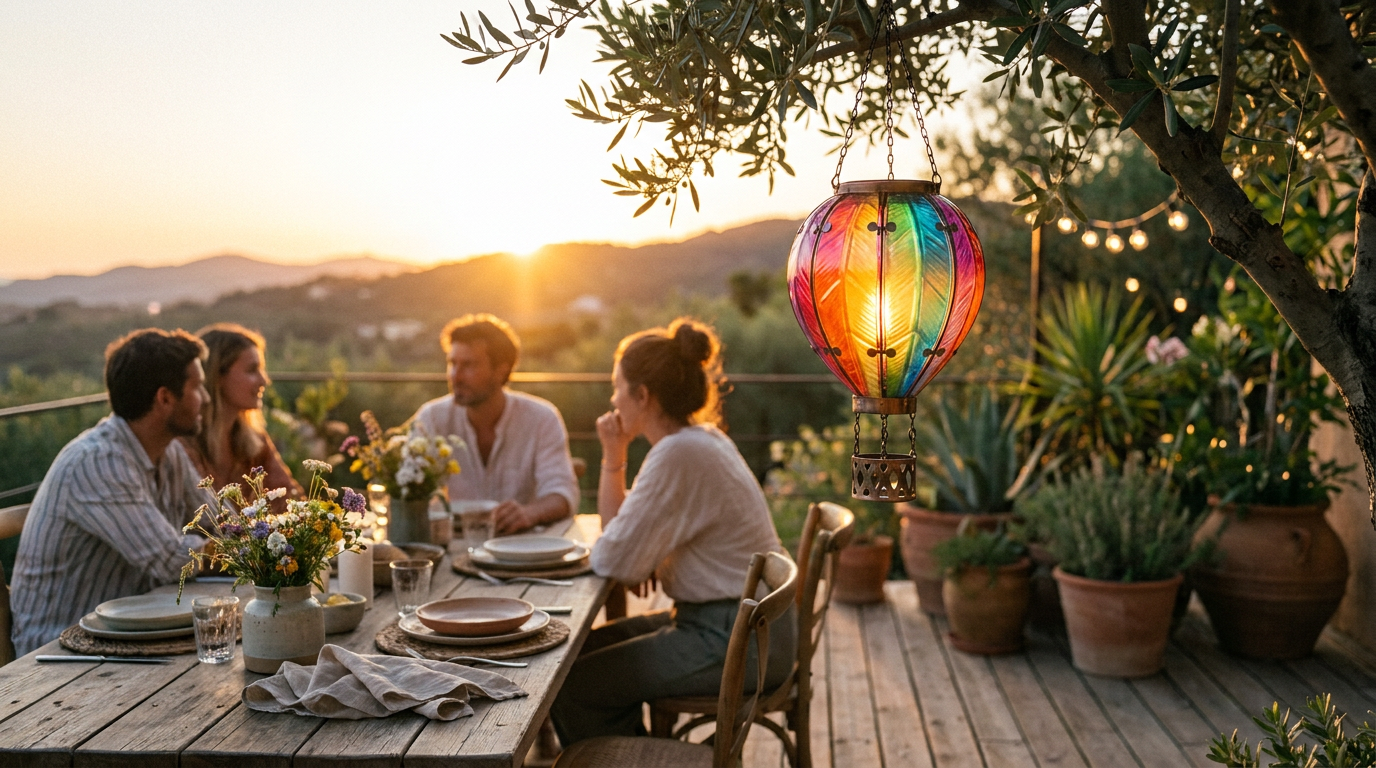 Solar Balloon Lantern Challenges Outdoor Decor Norms