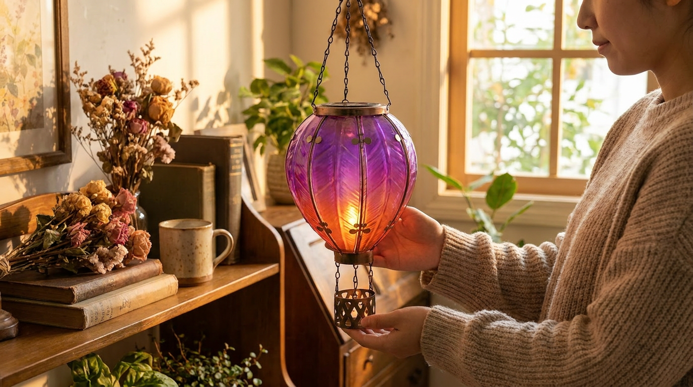 Solar Balloon Lantern Performance in Whimsical Landscapes
