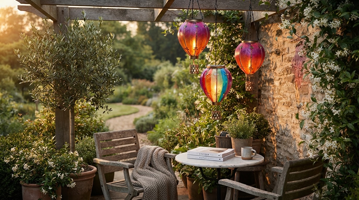 Solar Balloon Lanterns Define Year-Round Outdoor Charm