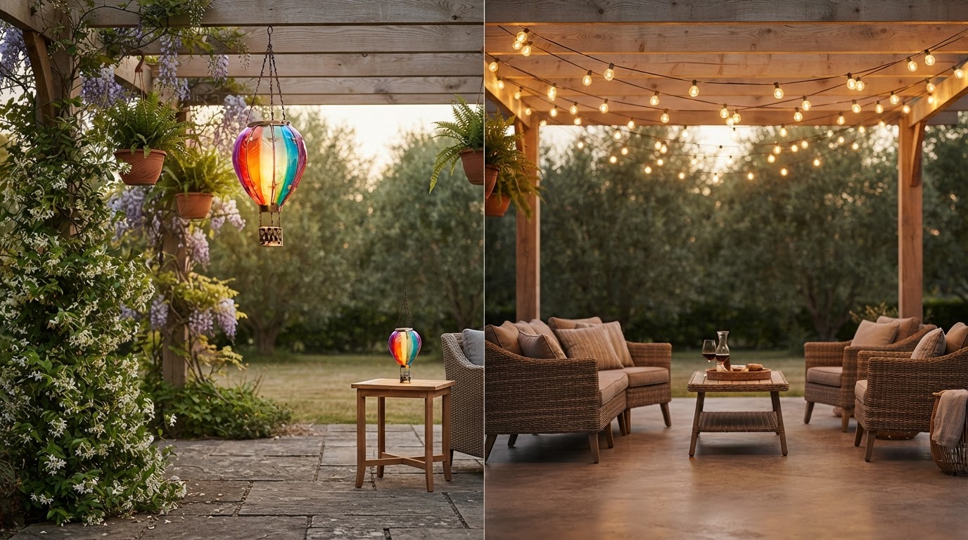Solar Lanterns vs. String Lights: Which Is Best for Your Backyard?