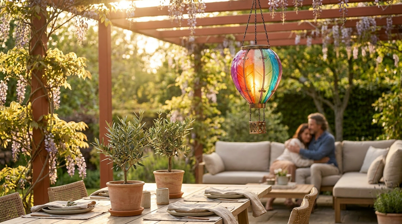 Sustainable Style: Solar Balloon Lantern Glows Greener