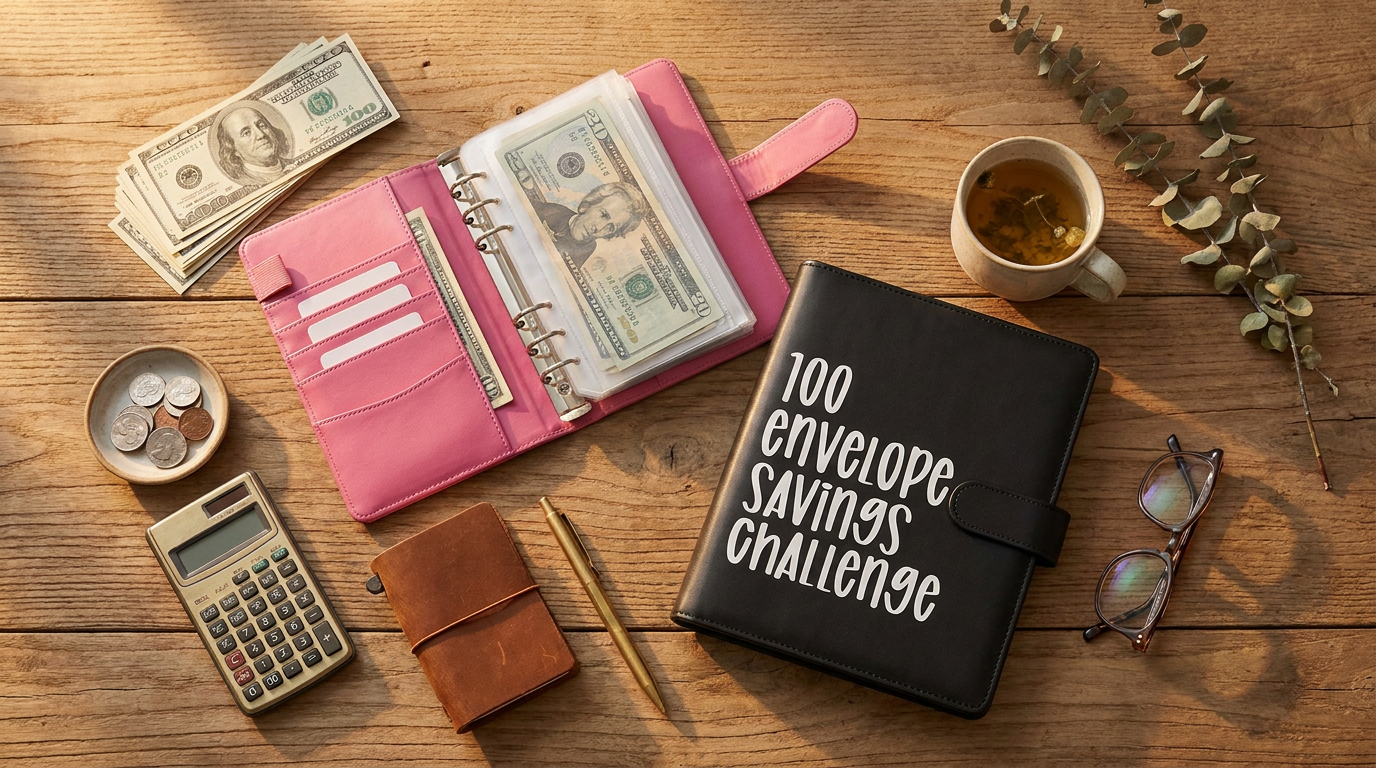 Choosing a 100 Envelope Challenge Binder for Cash Savings