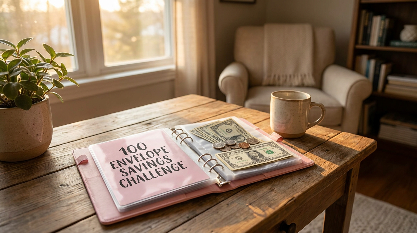 Beyond the Jar: 100 Envelope Challenge Binder Builds Funds