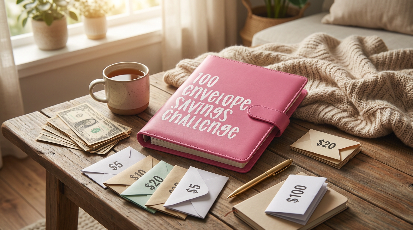 Scaling Savings with the 100 Envelope Challenge Binder