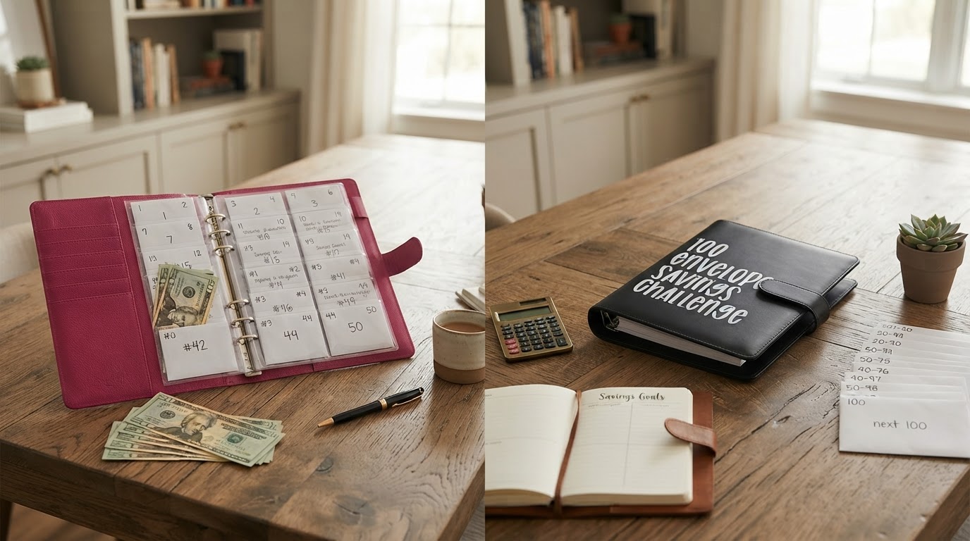 Choosing the Right 100 Envelope Challenge Binder