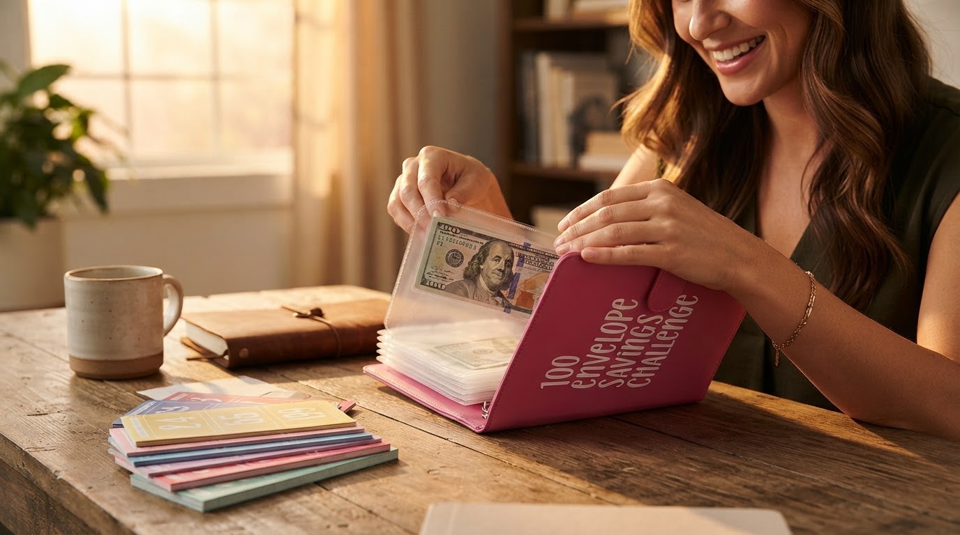 Mastering the Mini 100 Envelope Challenge Binder Tracker