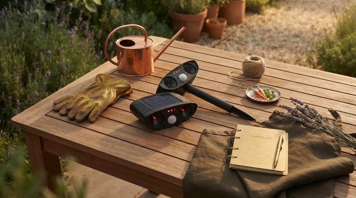 Applying Solar Animal Repellent to Modern Garden Security